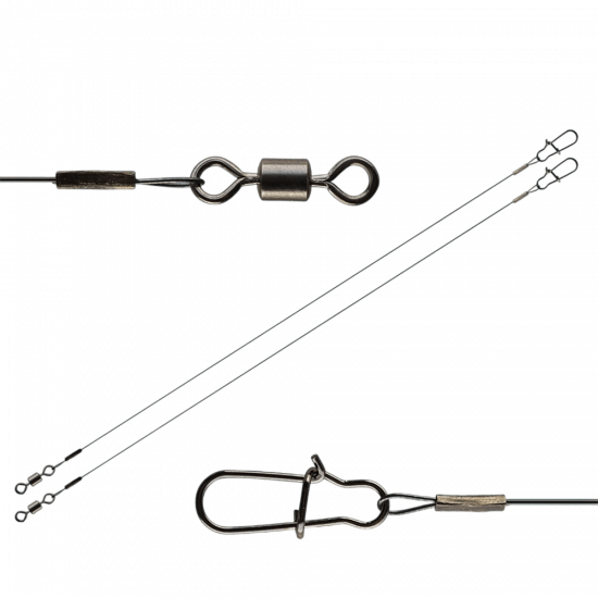Поводки титановые Sprut Titanium Mono 2 шт., 7 кг.