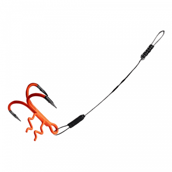 Стингер Assist Spear Stinger HD 7x7 Wire-UVO Pike (12 см., 46 кг., 0.9 мм., #1/0)